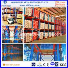 High Qualilty Drive Thru Racking para Indústria Alimentar